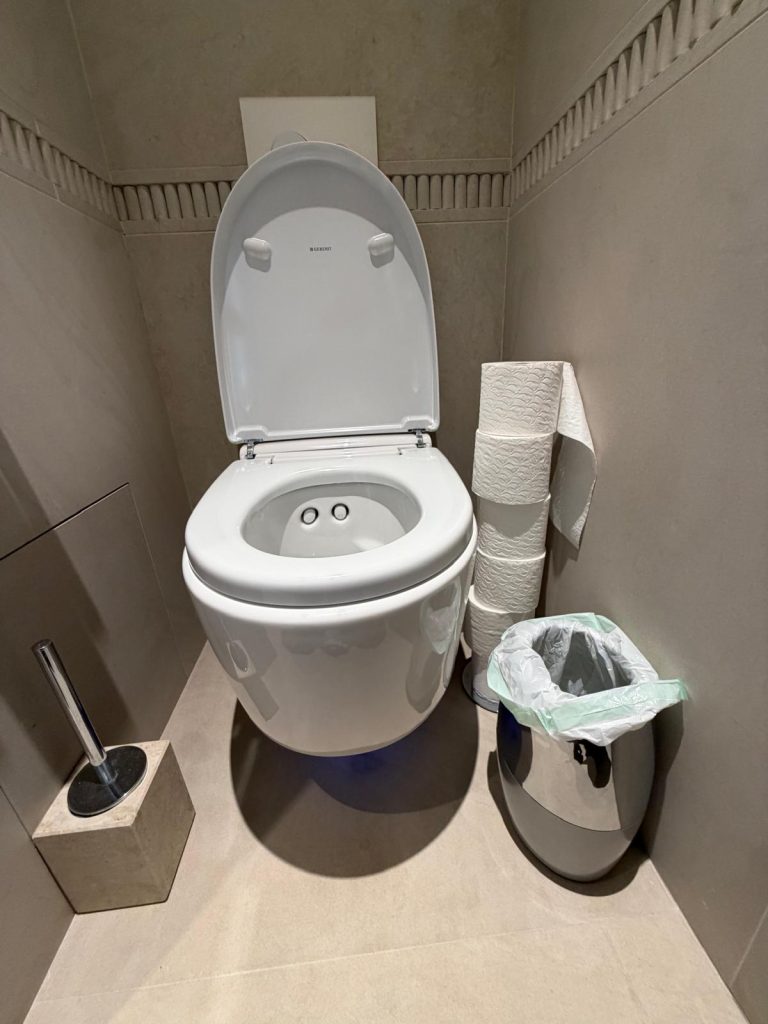 Pose du chantier WC lavant dans un bien d'exception à Paris